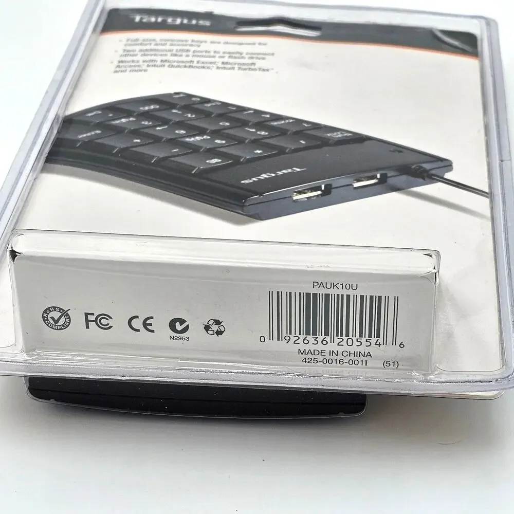 Brand New Targus AKP11US Wireless Numeric Keyboard Keypad Sealed